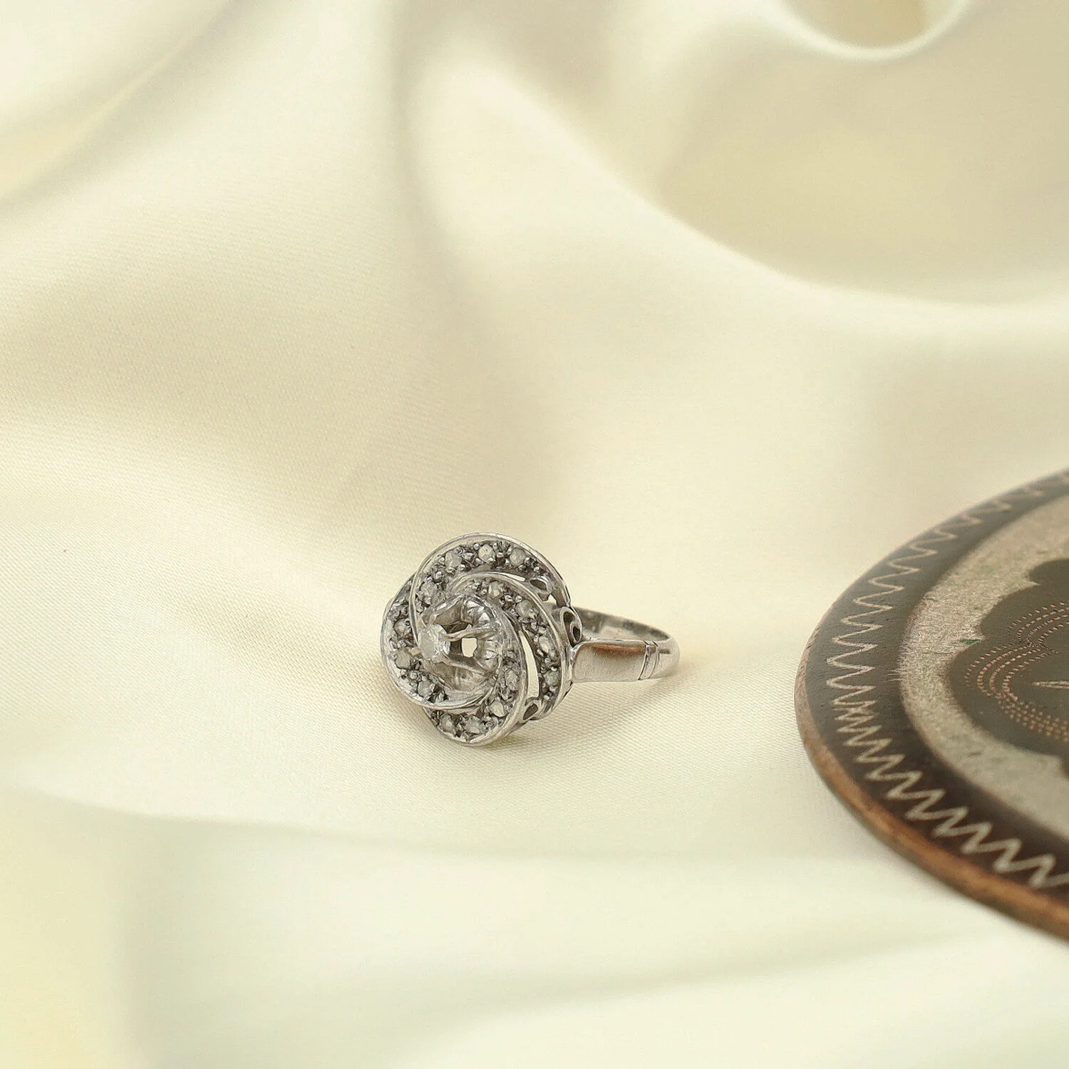 Sortija Espiral de Diamantes - Imagen 2