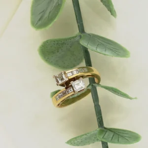 Anillo Tú y Yo Carré